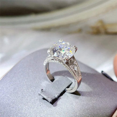 5 Carat Moissanite 925 Sterling Silver Ring