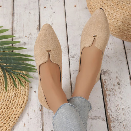 Point Toe Flats Slip-Ons