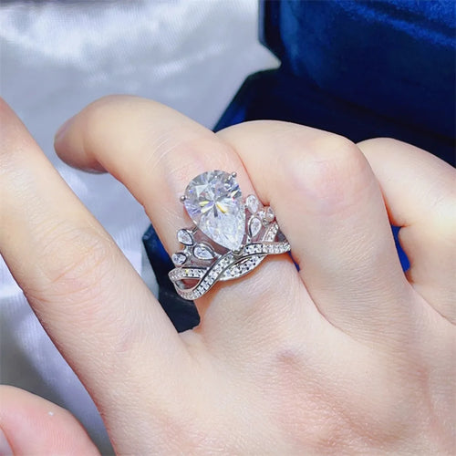 5 Carat Moissanite 925 Sterling Silver Ring