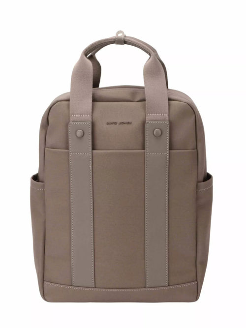 David Jones Canvas Backpack Bag with Dual Handle