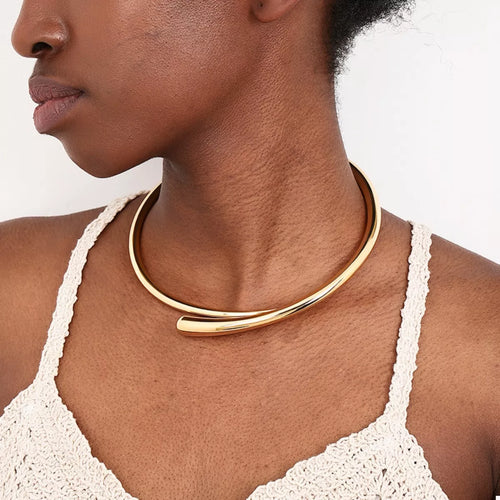 18K Gold-Plated Alloy Adjustable Necklace