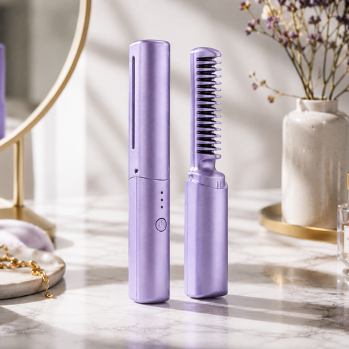 SilkGlow™ Go – Portable Cordless Styling Brush