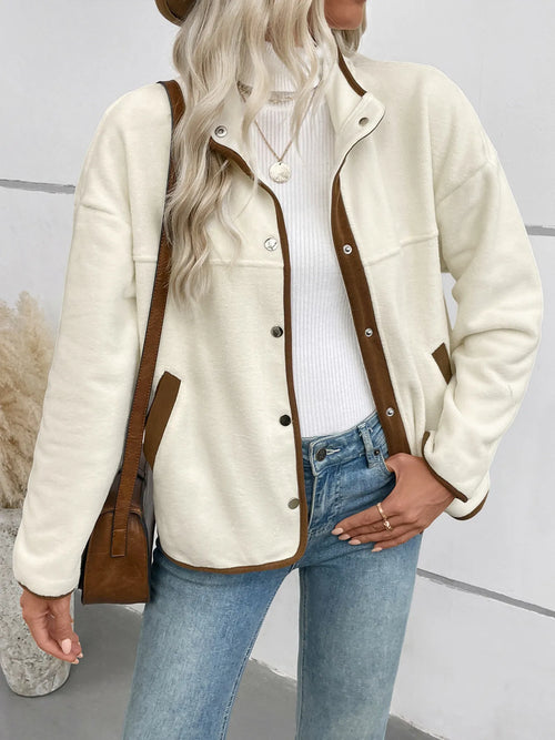 Snap Down Long Sleeve Jacket