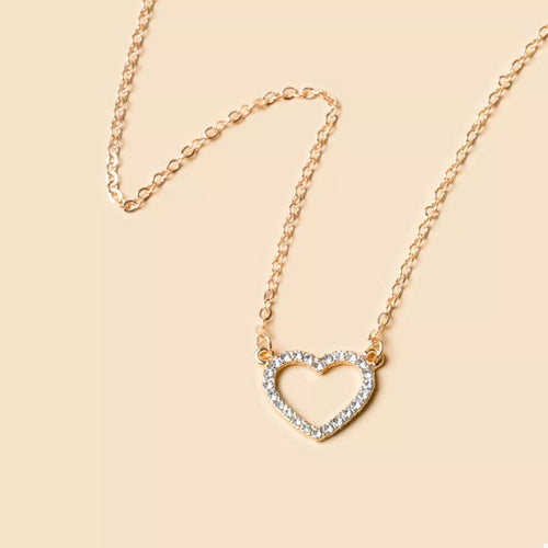 18K Gold-Plated Heart Necklace