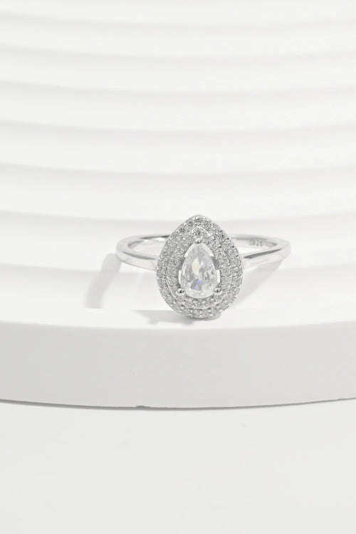 925 Sterling Silver Inland Zircon Ring